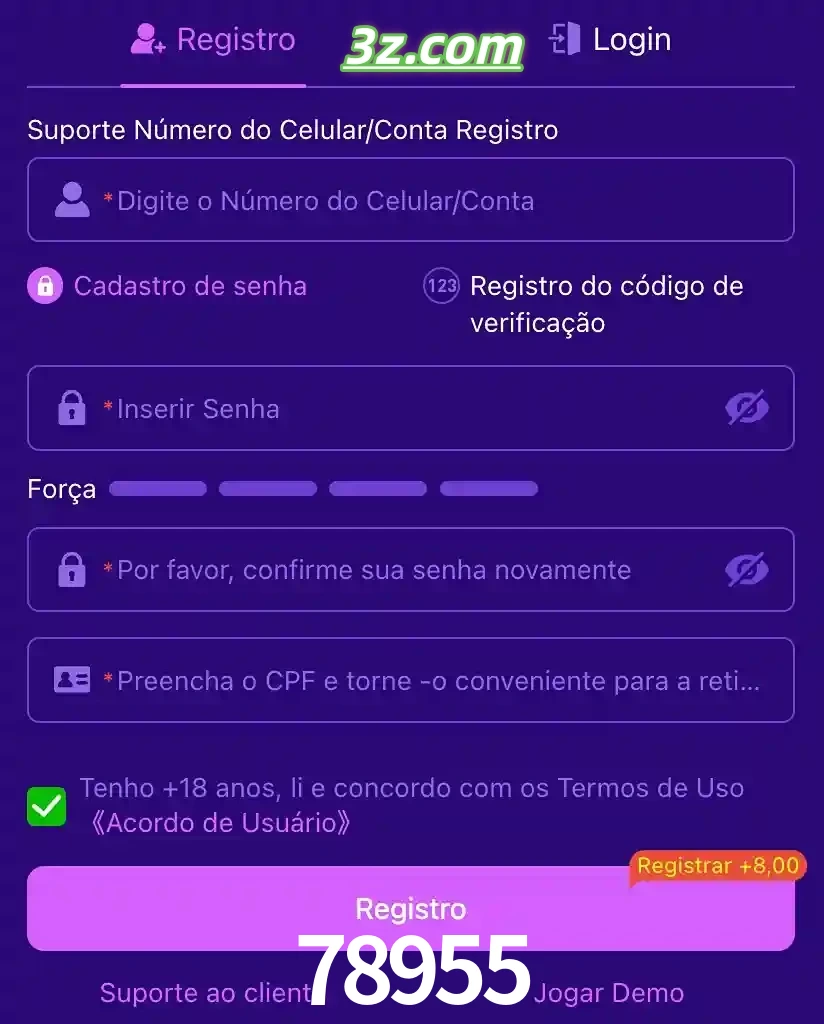 bonus de cadastro imediato